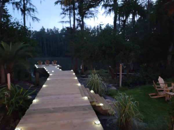 Cahaba Clubs Herbal Outpost - Lighted Walkway to Dock