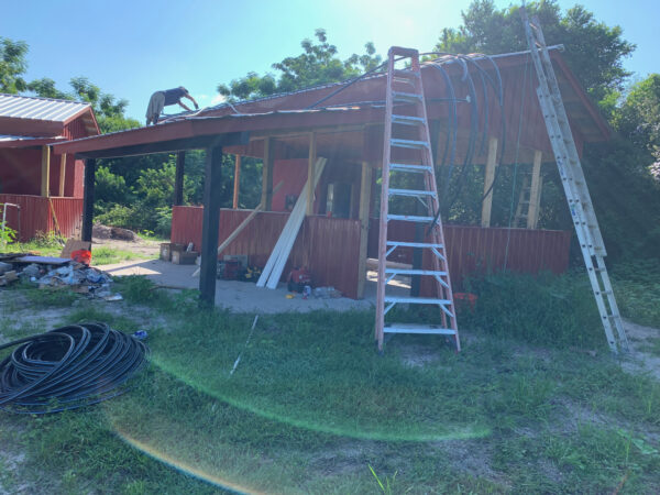 New Cabin Build at Cahaba Club Herbal Outpost