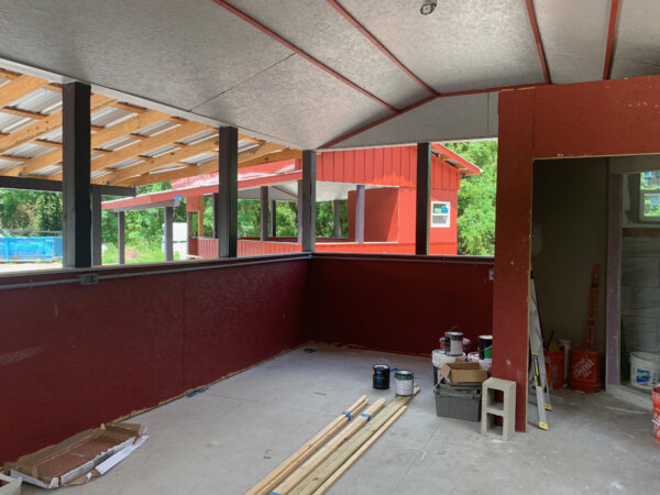 New Cabin Build at Cahaba Club Herbal Outpost