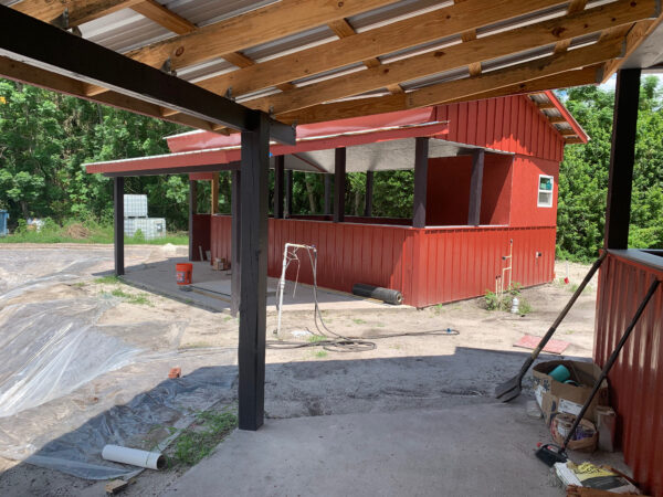 New Cabin Build at Cahaba Club Herbal Outpost