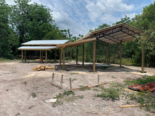 New Cabin Build at Cahaba Club Herbal Outpost