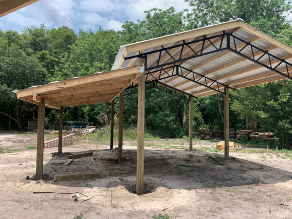 New Cabin Build at Cahaba Club Herbal Outpost