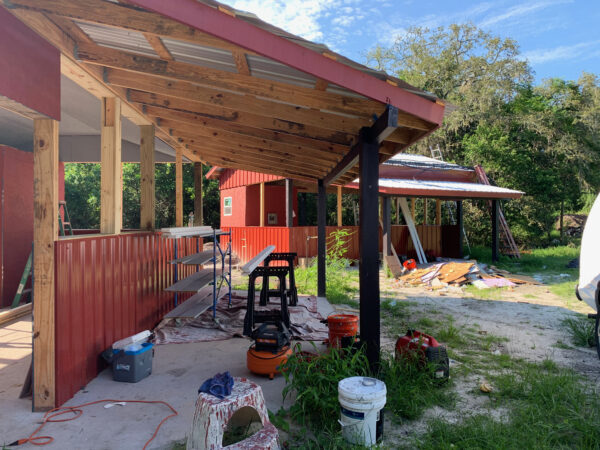 New Cabin Build at Cahaba Club Herbal Outpost